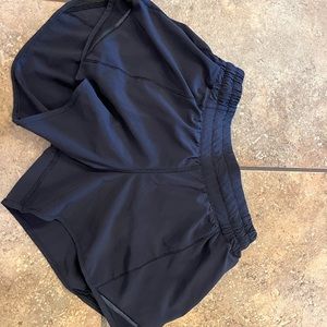 LULULEMON Black, size 4 tall shorts!